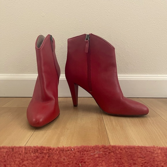 Halogen Red Booties - Picture 3 of 3